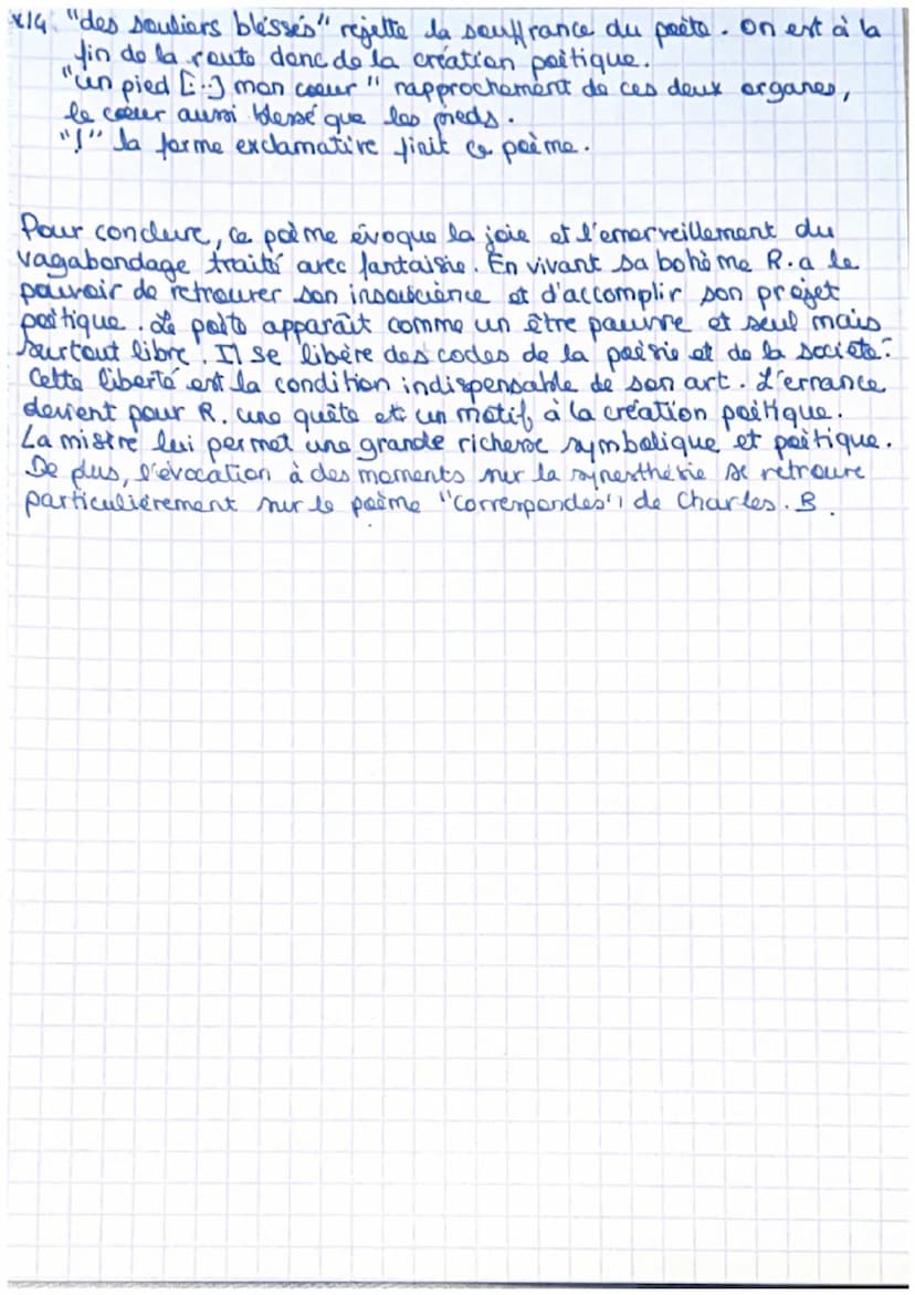 MA BOHEME (Fantaisia)
Arthur Rimbaud, paite du XIX y lle se situe dans le symbalisme.
Ce jeune poéte a été élevé par sa mère et lors de son 