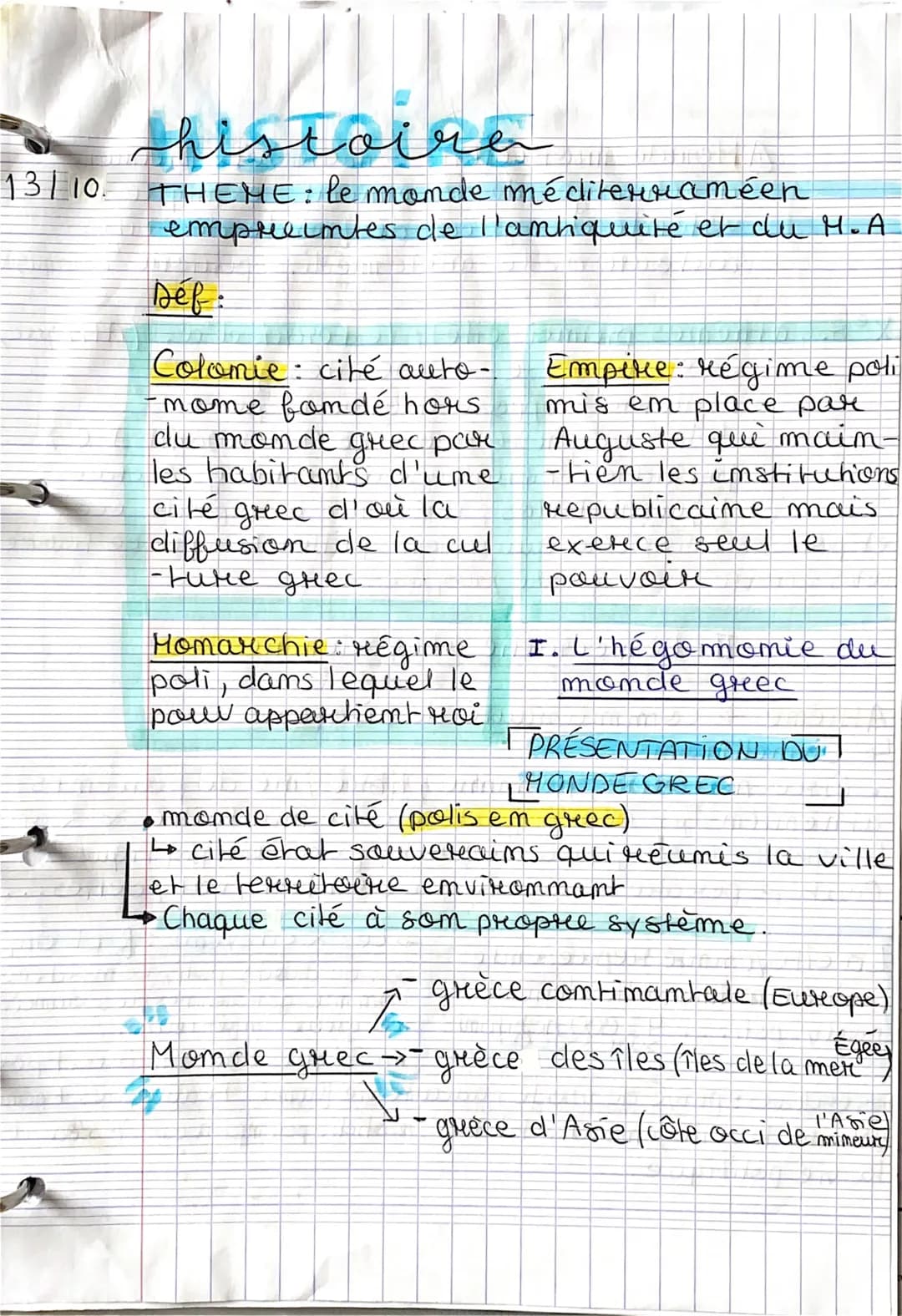 
<h2 id="lemondemditerranenempruntedelantiquitetdumoyenge">Le Monde Méditerranéen Emprunte de l'Antiquité et du Moyen Âge</h2>
<p>Le thème d