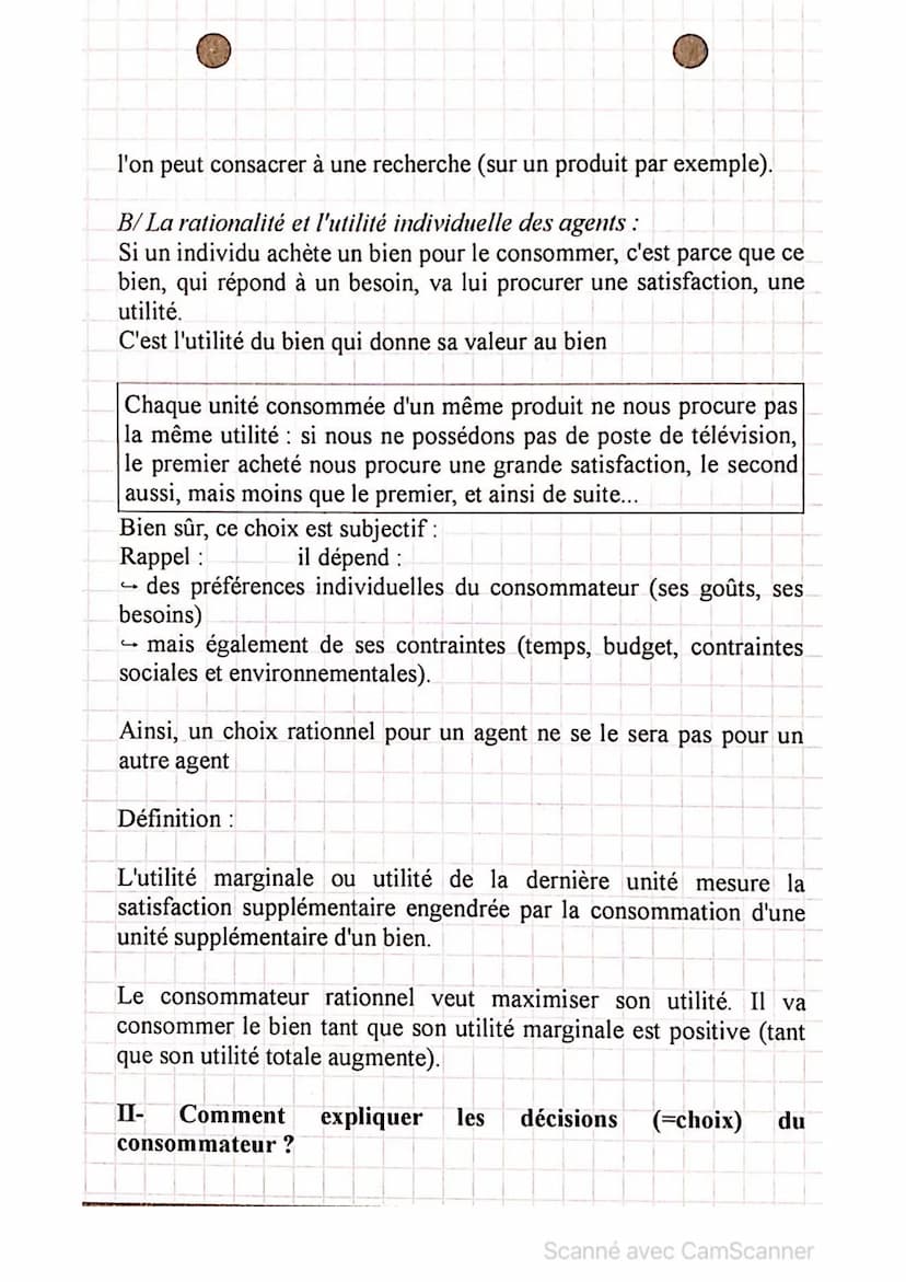 
<h2 id="leschoixconomiquesetleursdterminants">Les choix économiques et leurs déterminants</h2>
<h3 id="leschoixrationnels">Les choix ration