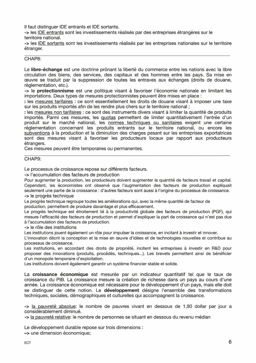 Fiche révision générale
Programme Tle
ÉCONOMIE
CHAP1
-> État gendarme= interventions minimales;
L'État gendarme désigne le rôle minimal de l