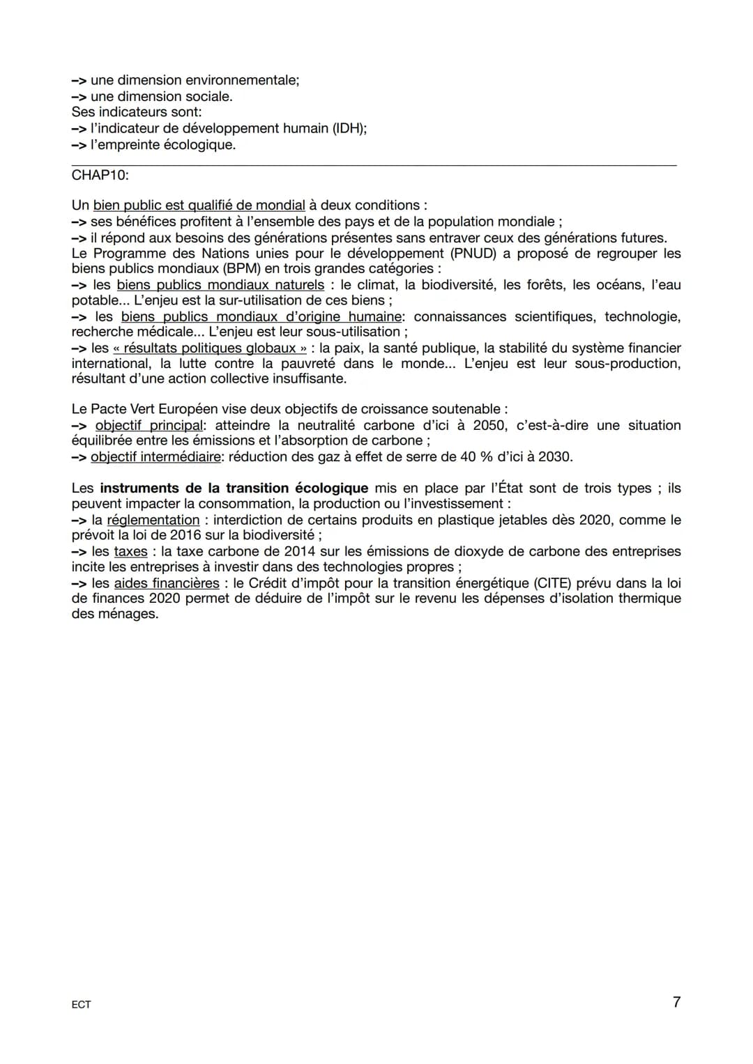 Fiche révision générale
Programme Tle
ÉCONOMIE
CHAP1
-> État gendarme= interventions minimales;
L'État gendarme désigne le rôle minimal de l