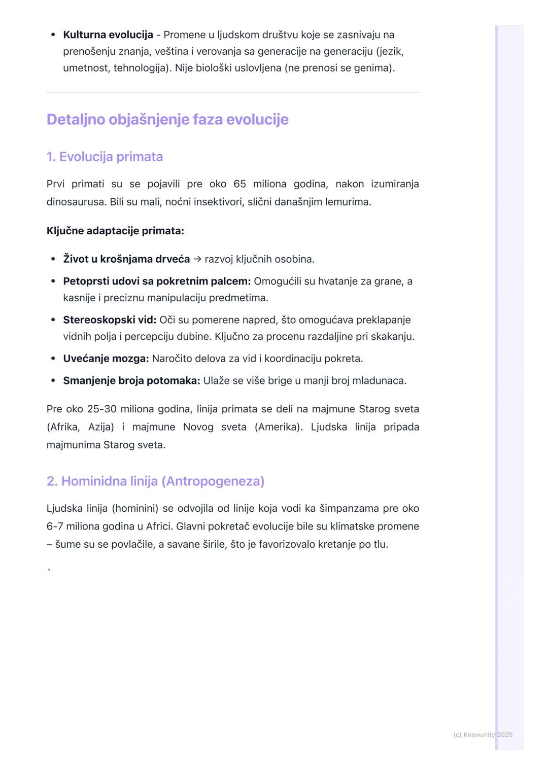 # Evolucija čoveka

Uvodni pregled i sistematski položaj čoveka

Evolucija čoveka (antropogeneza) je proces koji objašnjava pojavu anatomski