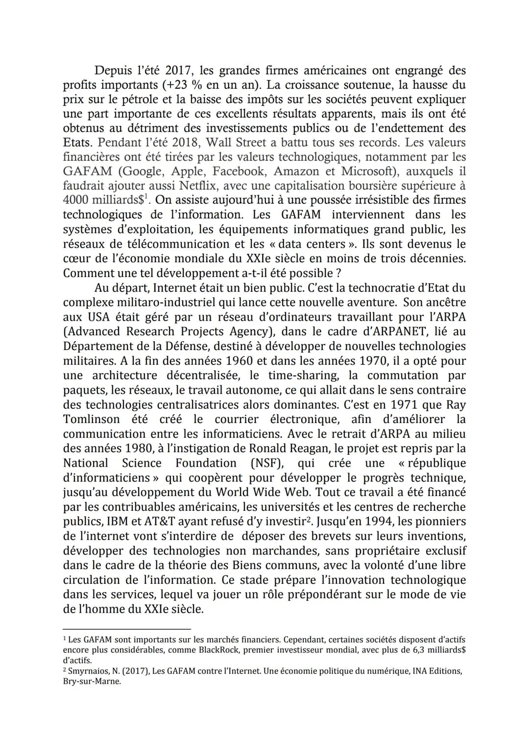 LA PUISSANCE DES GAFAM: REALITES, APPORTS ET DANGERS
Jacques Fontanel
Natalia Sushcheva
Résumé
Développé comme un bien public par la technoc