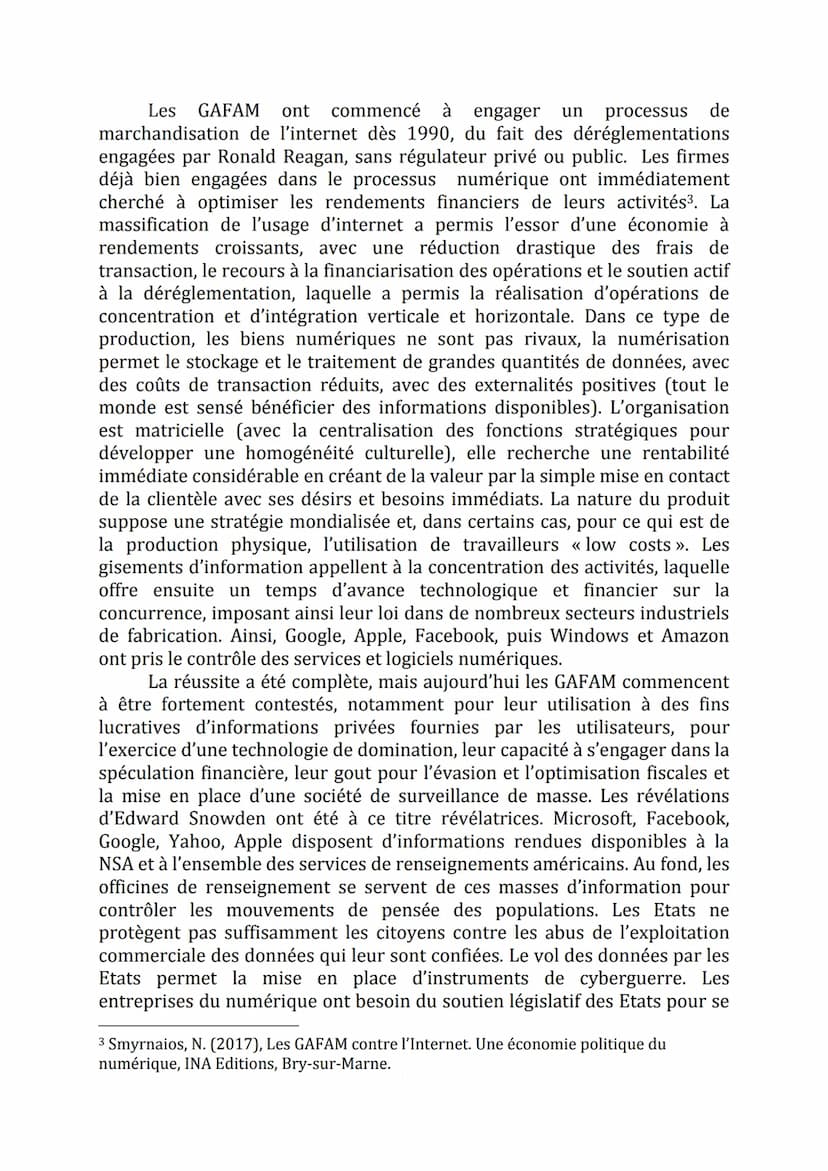 LA PUISSANCE DES GAFAM: REALITES, APPORTS ET DANGERS
Jacques Fontanel
Natalia Sushcheva
Résumé
Développé comme un bien public par la technoc