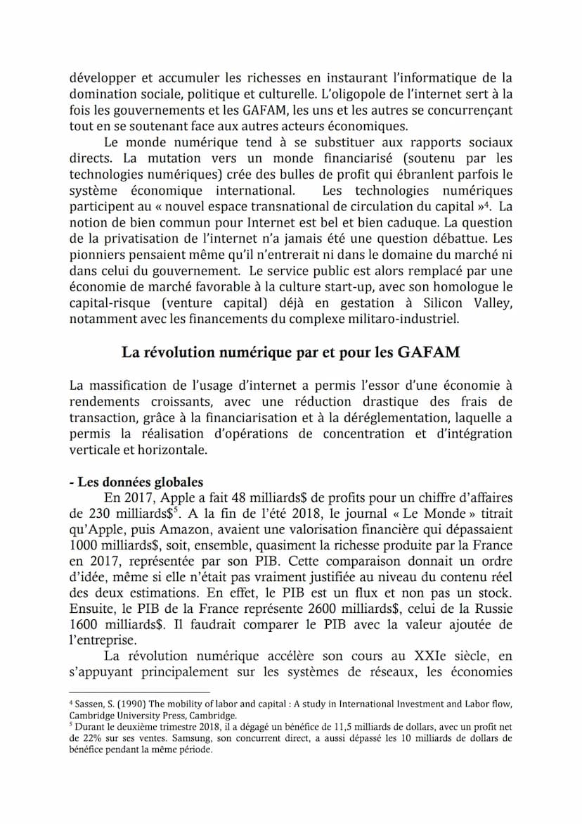 LA PUISSANCE DES GAFAM: REALITES, APPORTS ET DANGERS
Jacques Fontanel
Natalia Sushcheva
Résumé
Développé comme un bien public par la technoc