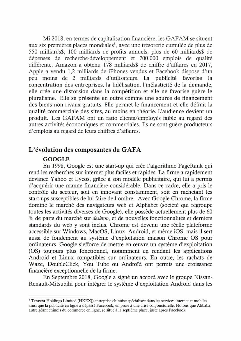 LA PUISSANCE DES GAFAM: REALITES, APPORTS ET DANGERS
Jacques Fontanel
Natalia Sushcheva
Résumé
Développé comme un bien public par la technoc