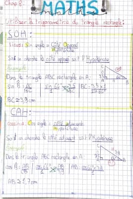 Know trigonométrie 3eme brevet thumbnail