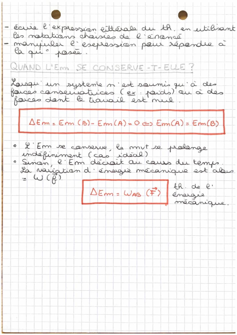CHAP 12.
étuder energétiquer en
mécanique
Ec, Epp et Em
• L'énergie cinétique Ec est l'énergie associée à
la vitesse du système.
m. 1²
J
0
O