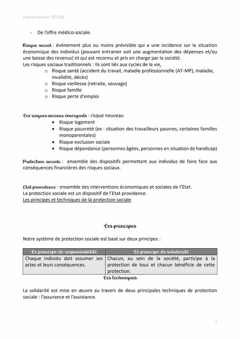 Léane meunier TST2SB
Définitions des notions de Première et de Terminale ST2S
Santé: Etat de complet bien-être physique, psychique et social