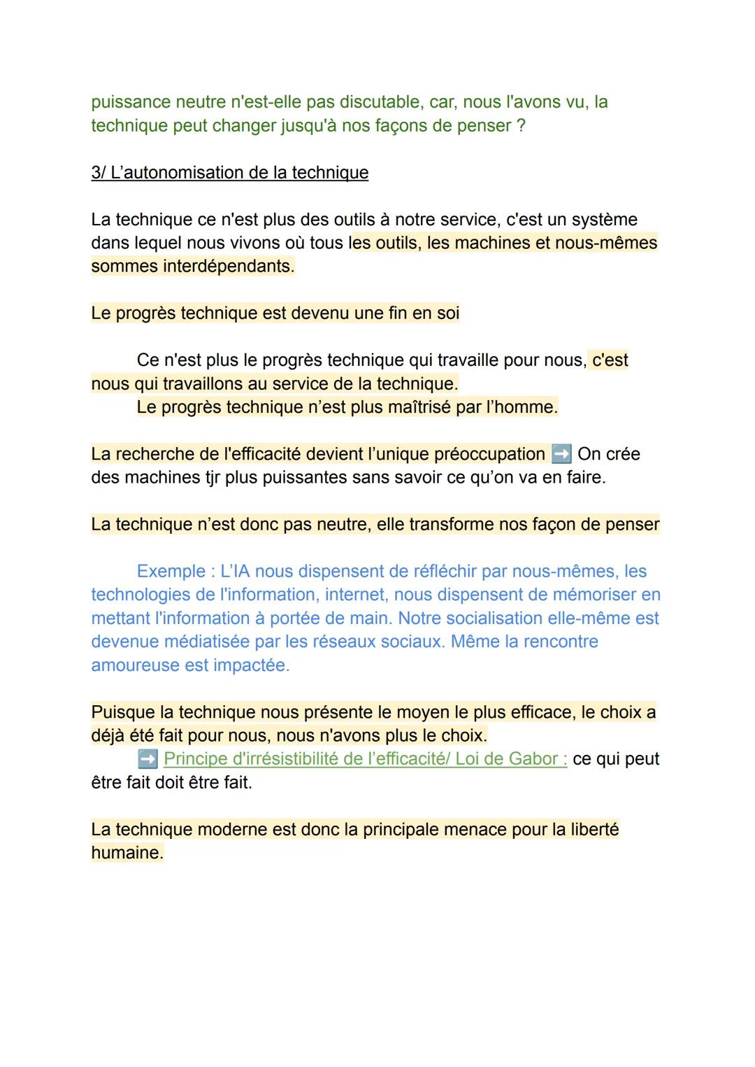 # La Technique et la nature

On considère que l'homme est devenu véritablement être humain en
devenant homo Habilis cad un fabriquant d'outi