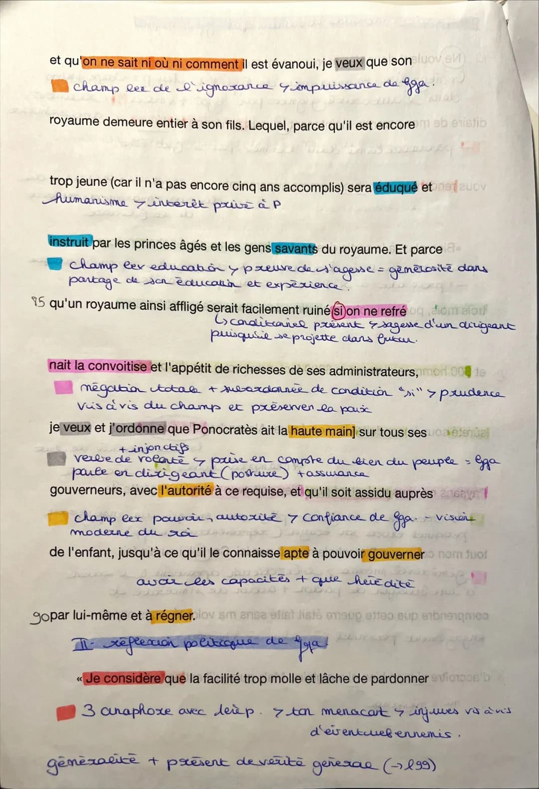 Parcours Rire et savoir
objet d'étude n°1
Extrait 3: chapitre 50: La harangue
«Ne voulant donc dégénérer (...) nous troubler ainsi »>.
Intro