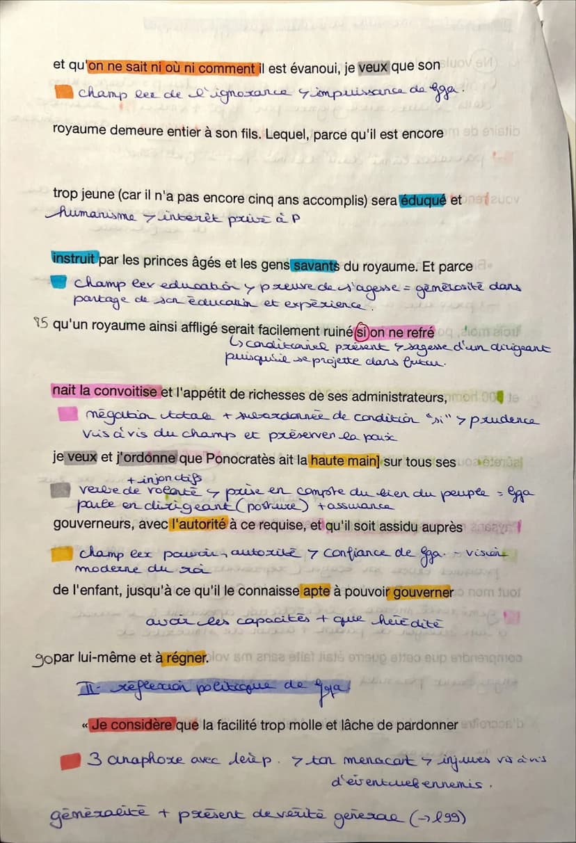 Parcours Rire et savoir
objet d'étude n°1
Extrait 3: chapitre 50: La harangue
«Ne voulant donc dégénérer (...) nous troubler ainsi »>.
Intro