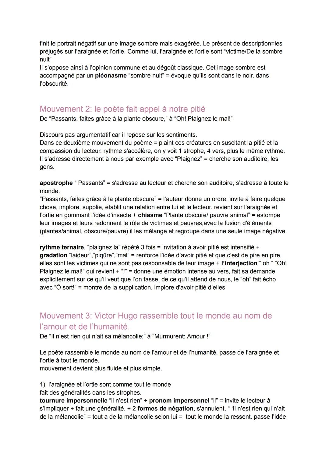 Texte 1: "j'aime l'araignée et j'aime l'ortie" de Victor Hugo
Parcours: alchimie: la boue et l'or

Introduction:
Victor Hugo était l'un des 