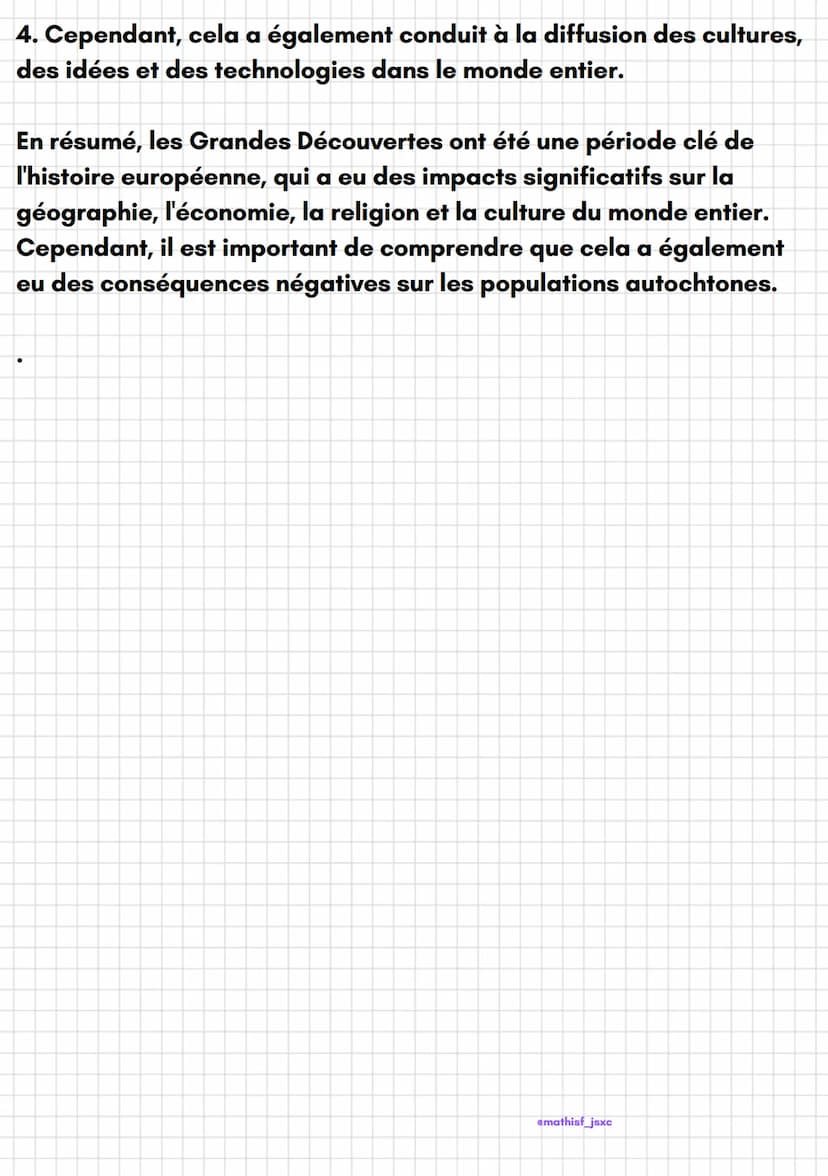 emathisf_jsxc
Histoire
Les grandes découvertes
Contexte historique :
• Les tensions religieuses et politiques en Europe, avec des guerres
de