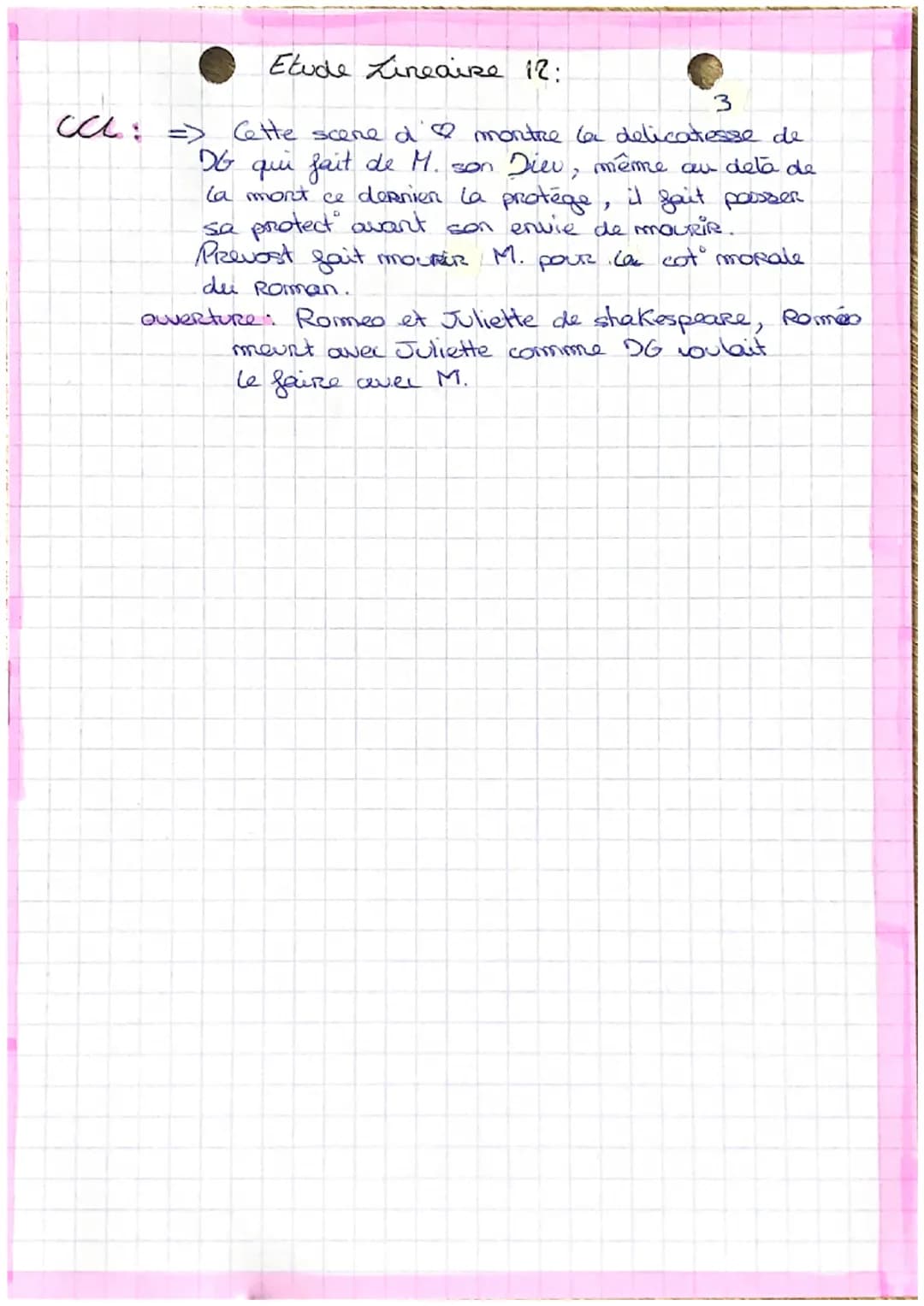 Ⓒ Eture Lirecise 12:
intro : > Manon Lescaut, a été potdie en 1731 par l'Abbé
Prevost, donc au début du 5. des Lumieres, Levis
idées commenc
