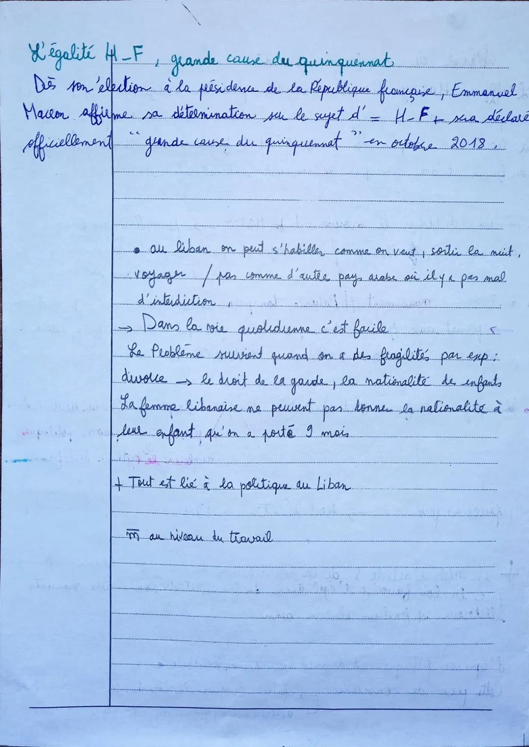 di Axe 2:
Cours 1: la promotion de l' = entre Heff
Intro:
11- Bataille
four égalité H.F / gagnée
www.
2 Au delà des lois et de déclarations 