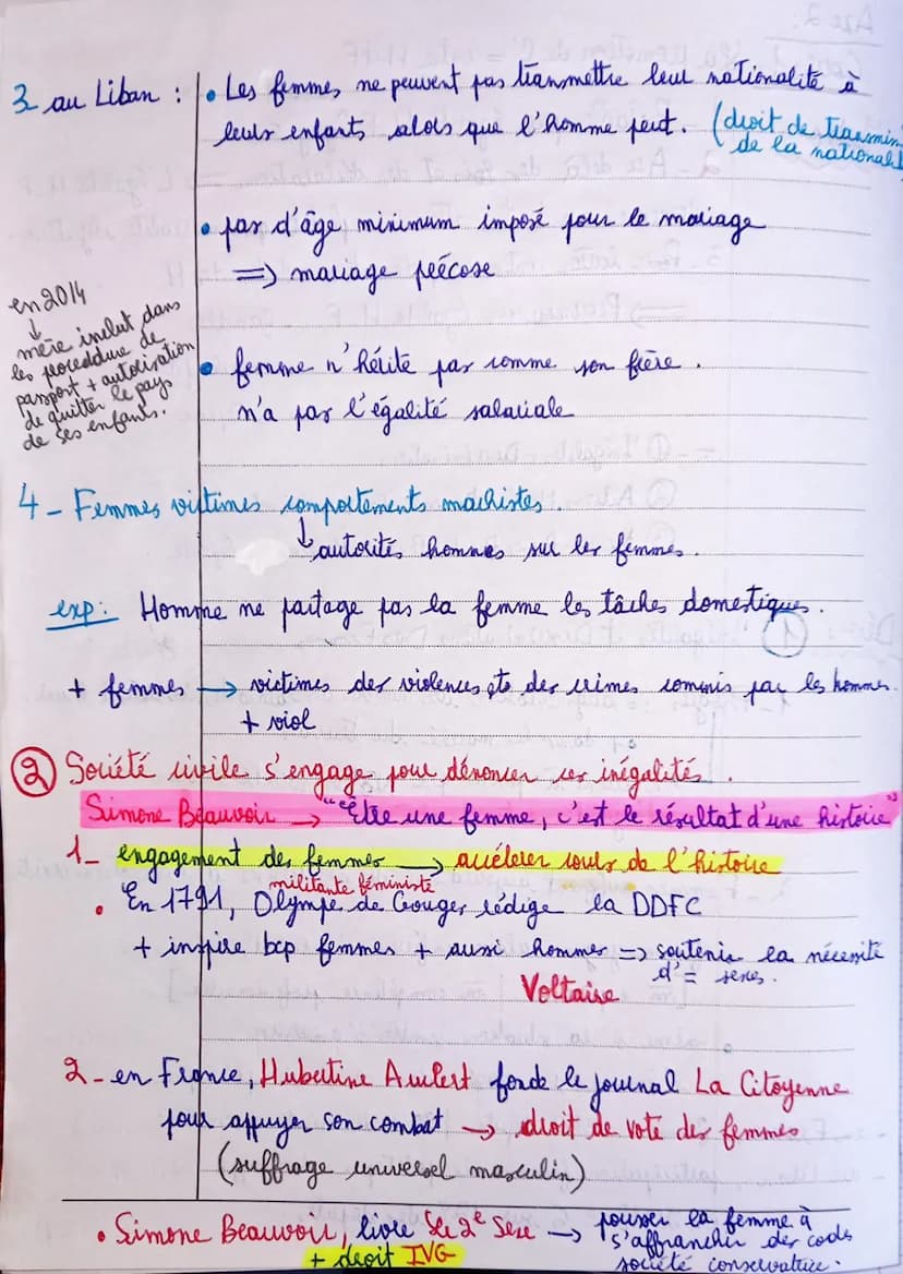 di Axe 2:
Cours 1: la promotion de l' = entre Heff
Intro:
11- Bataille
four égalité H.F / gagnée
www.
2 Au delà des lois et de déclarations 