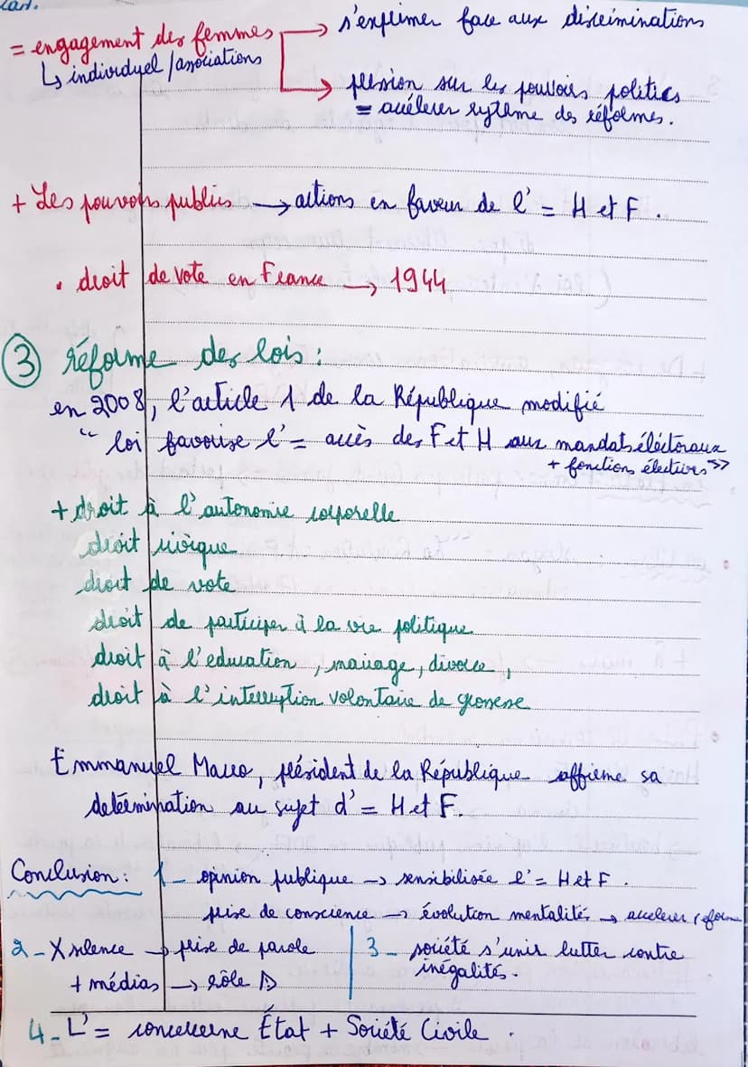 di Axe 2:
Cours 1: la promotion de l' = entre Heff
Intro:
11- Bataille
four égalité H.F / gagnée
www.
2 Au delà des lois et de déclarations 