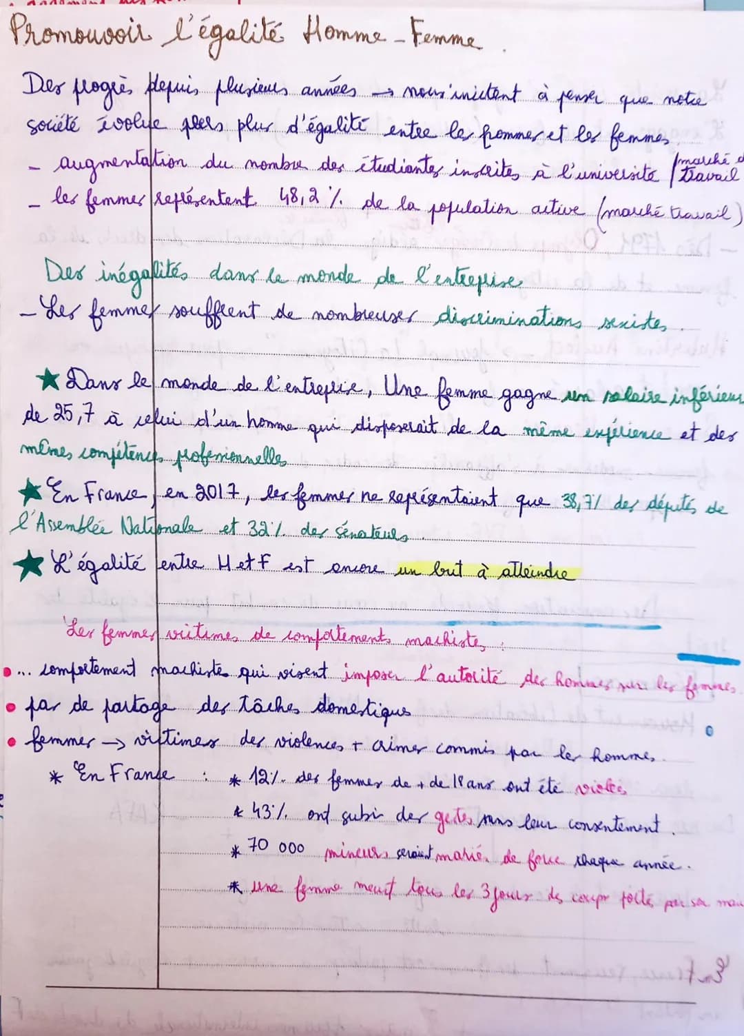 di Axe 2:
Cours 1: la promotion de l' = entre Heff
Intro:
11- Bataille
four égalité H.F / gagnée
www.
2 Au delà des lois et de déclarations 