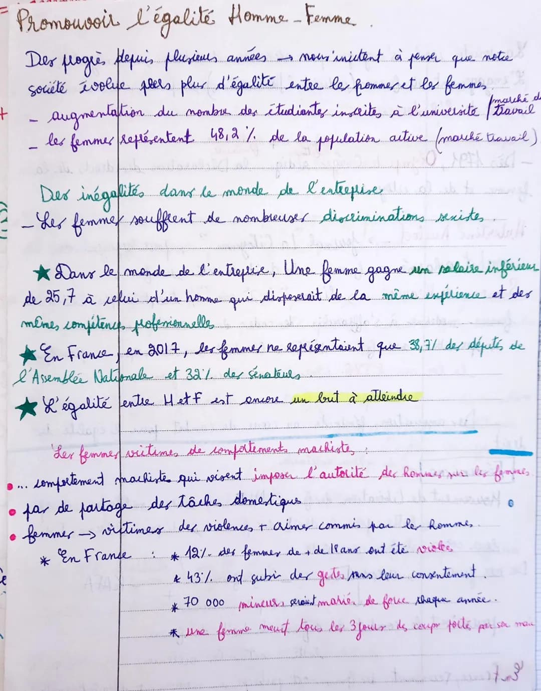 di Axe 2:
Cours 1: la promotion de l' = entre Heff
Intro:
11- Bataille
four égalité H.F / gagnée
www.
2 Au delà des lois et de déclarations 