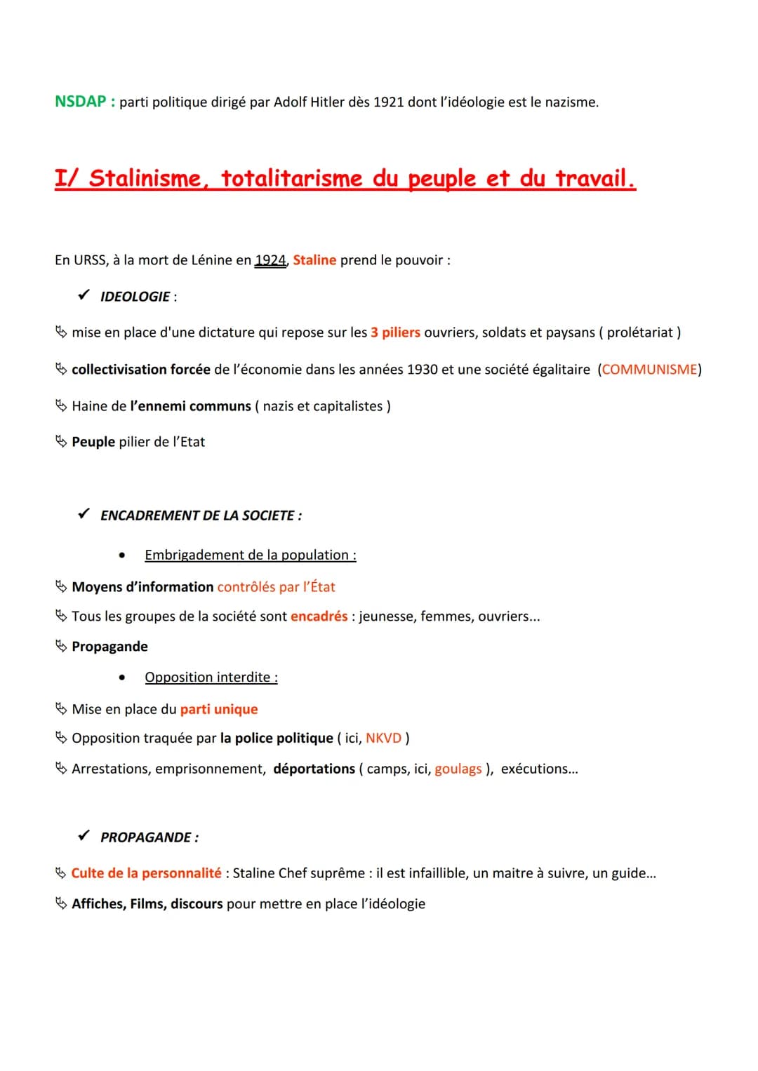 Hist2
Les Totalitarismes de l'entre-deux-
guerres :
Stalinisme, Nazisme
REPERES:
Nazisme (1933-1945)
Stalinisme (1924-1953)
place
Allemagne
