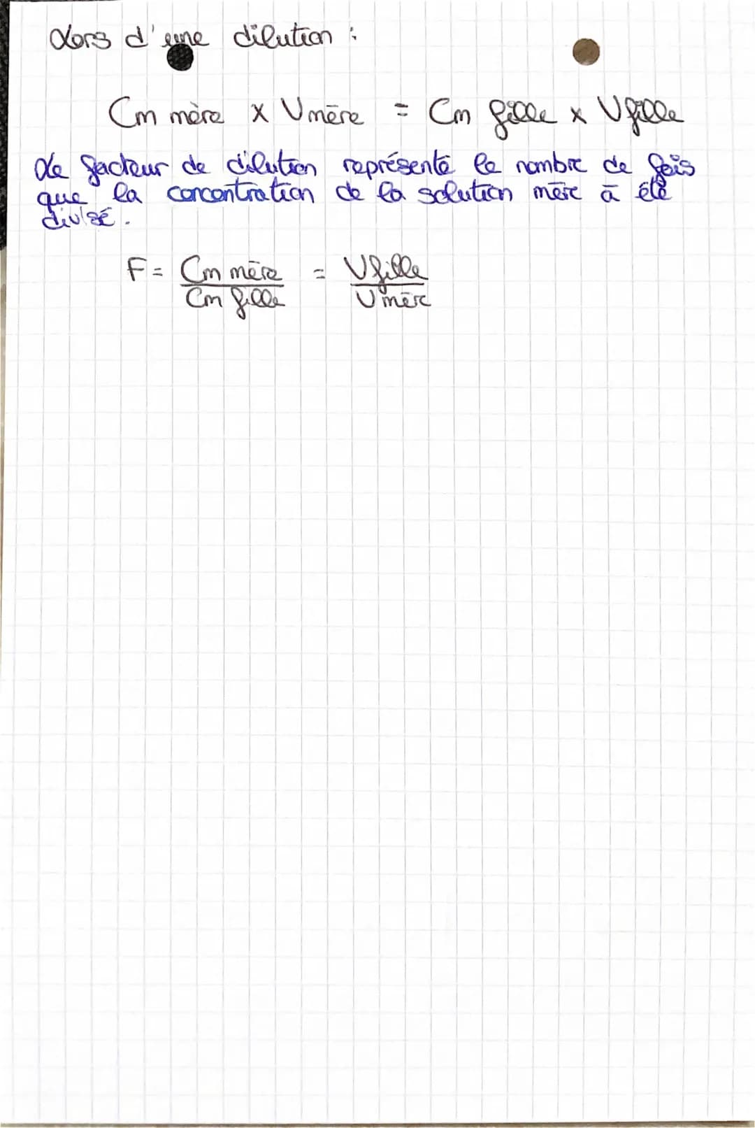 phoy sigue
chimie
Solvant
↑
major toure
Espèce
+
en g/L → Cm =
dissoute
dans le solvant
Quand le solvant est de l'eau on parle
de solution a