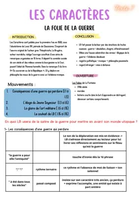 Know Les Caractères - remarque 9 livre X thumbnail