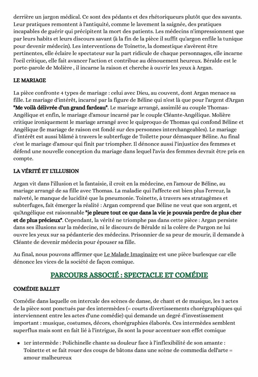 LE THÉÂTRE
L'AUTEUR
Oeuvre intégrale : Le malade imaginaire
PRÉSENTATION
L'OEUVRE
Le malade imaginaire est une pièce de théâtre, plus partic