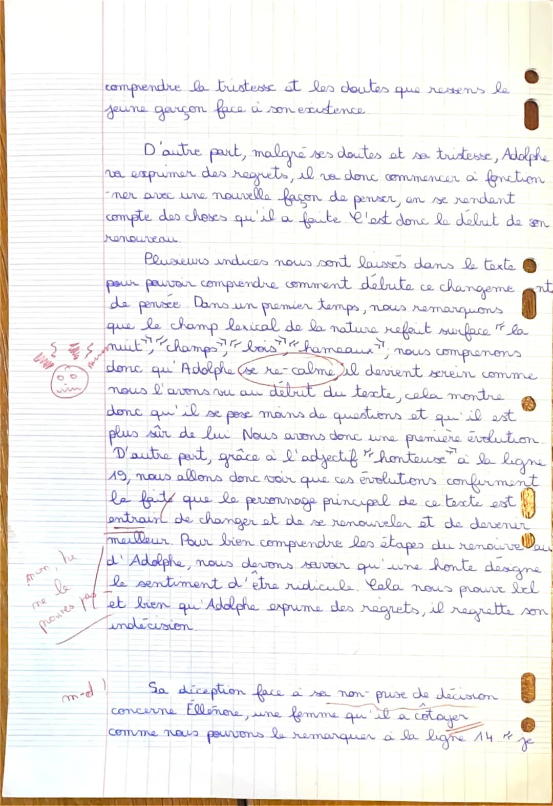 Brodier
Tea 1°C
Commentaire de Texte: Adolphe de Benjamin
45
Un bon maal do l'ess the malgre
de style
on maladresse et
Au XVIH
et XIX
se son