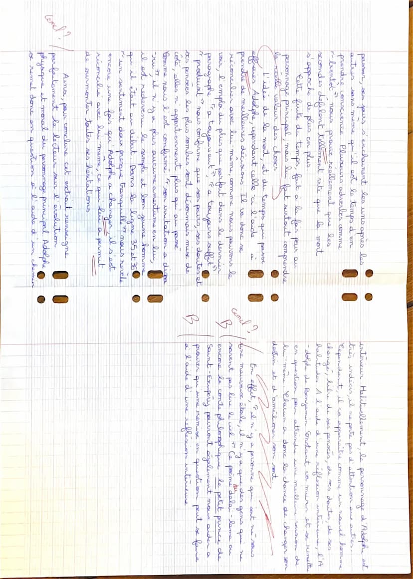 Brodier
Tea 1°C
Commentaire de Texte: Adolphe de Benjamin
45
Un bon maal do l'ess the malgre
de style
on maladresse et
Au XVIH
et XIX
se son