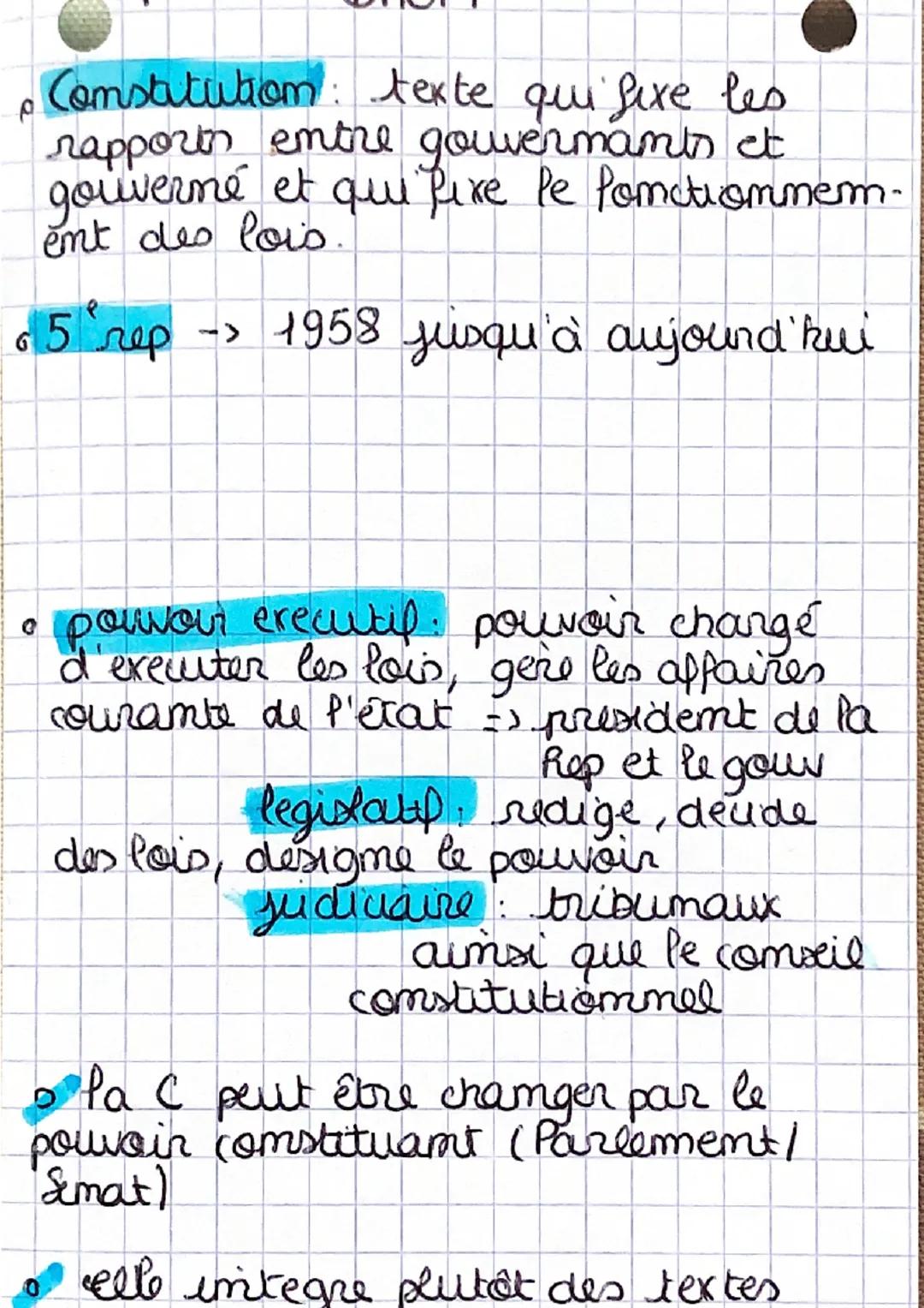 constitution droit français 