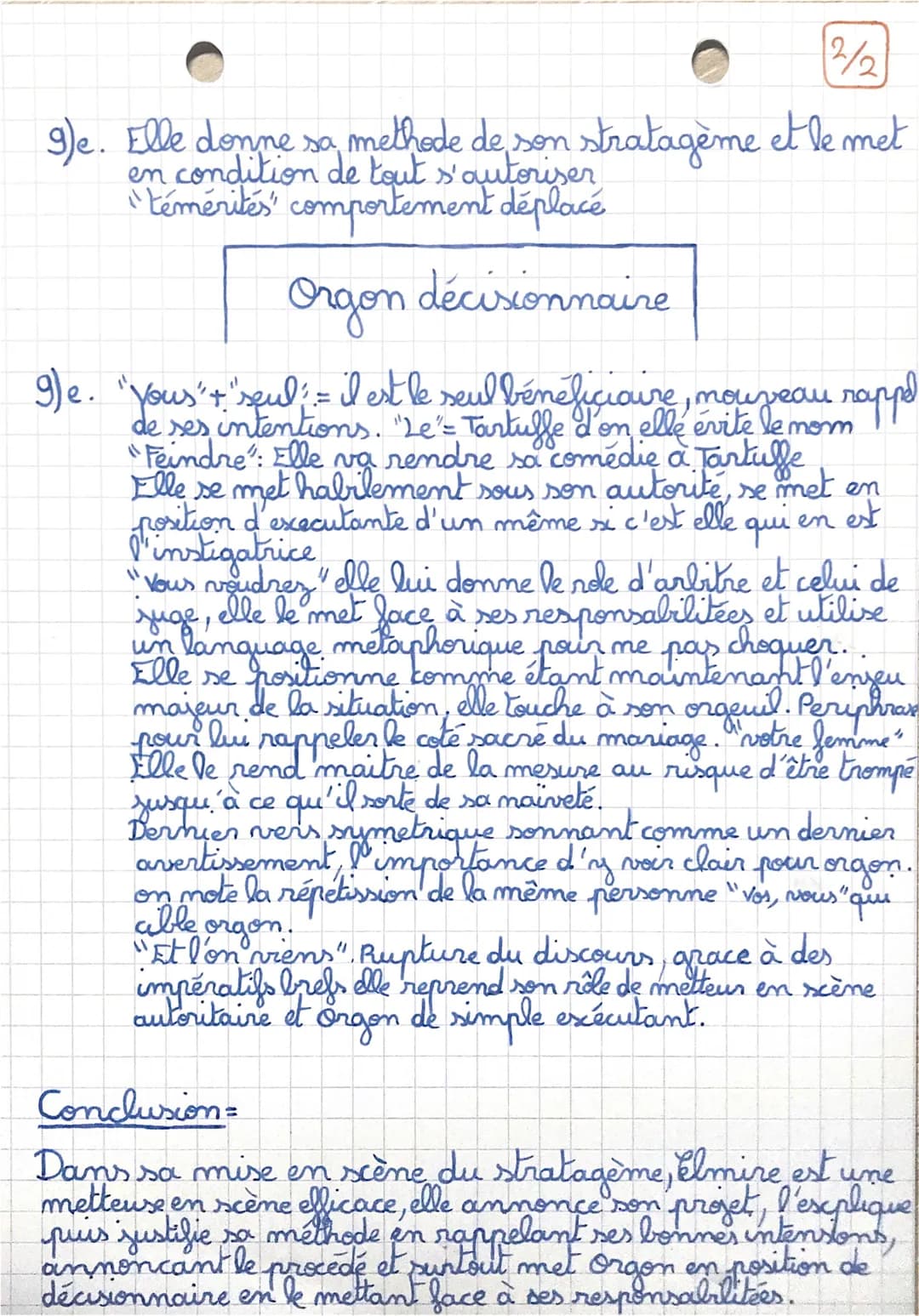 
<p>Tartuffe est une comédie de Molière, créée en 1669, avec l'acte IV scène 4 comme exemple. La pièce est renommée pour sa tromperie, ruse 