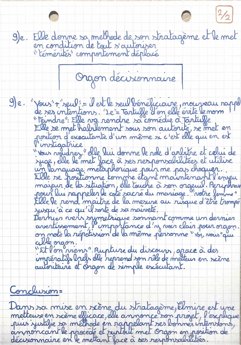
<p>Tartuffe est une comédie de Molière, créée en 1669, avec l'acte IV scène 4 comme exemple. La pièce est renommée pour sa tromperie, ruse 