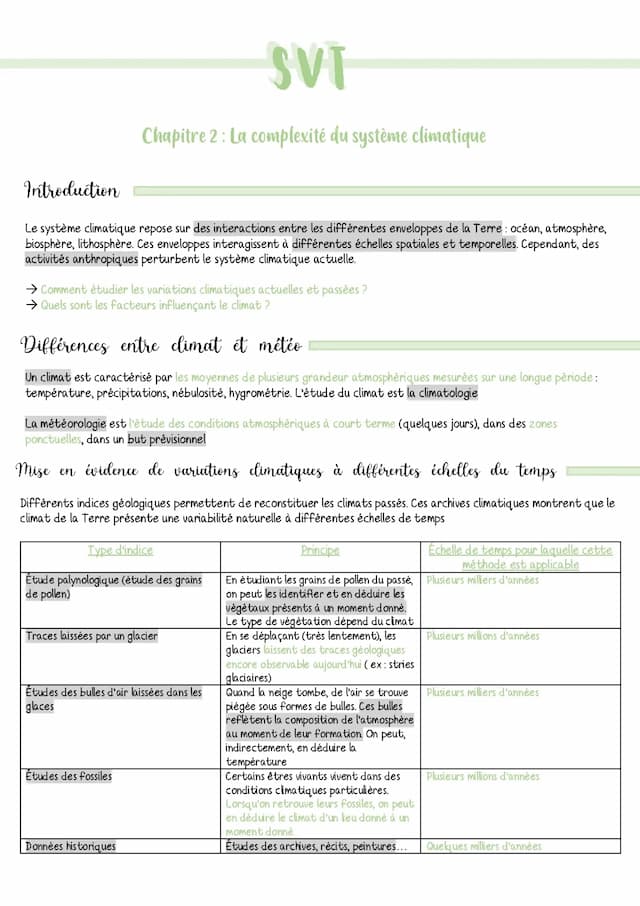 Know SVT - Chapitre 2: la complexité du système climatique  thumbnail