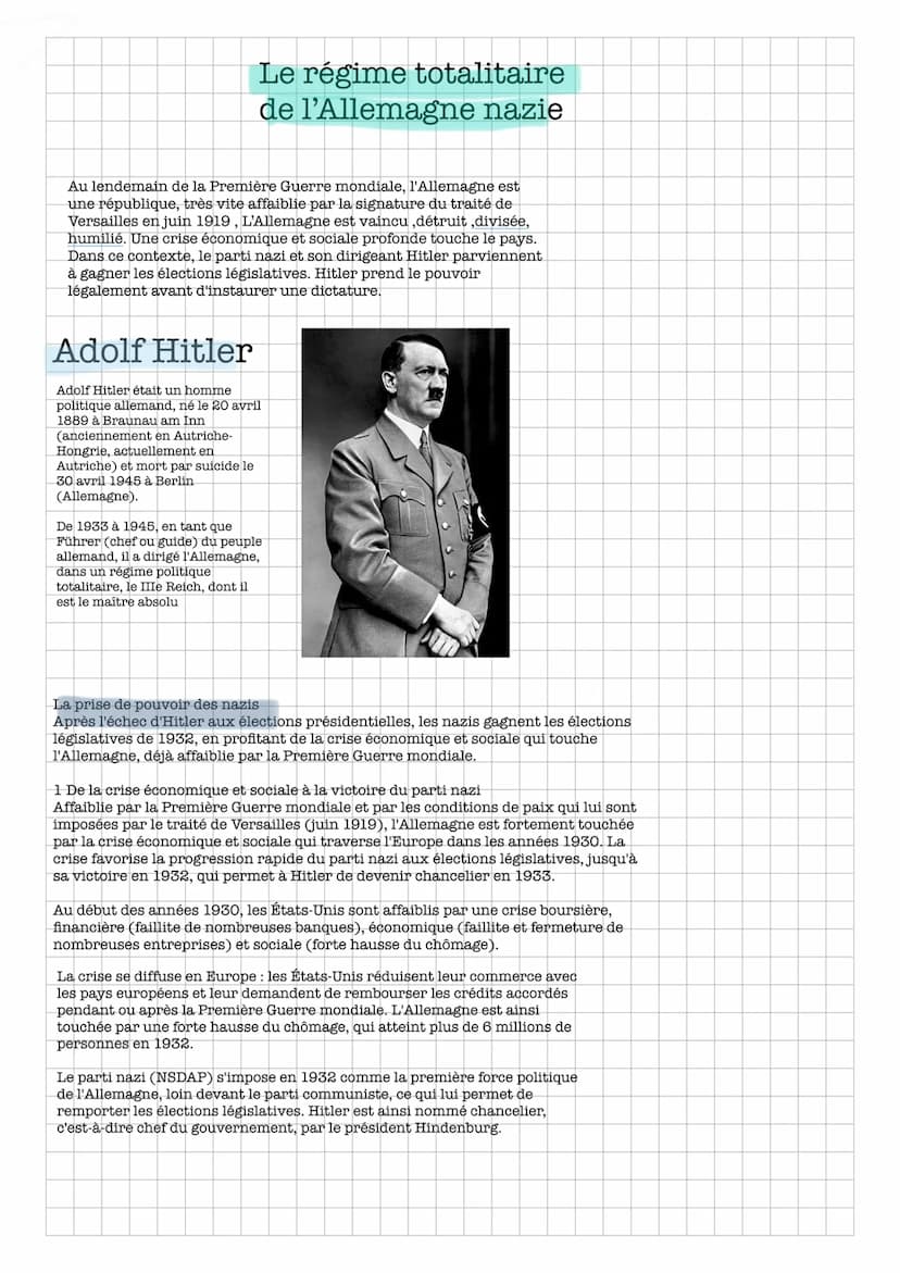 Pour les nazis l'histoire repose sur la lutte des races
Pour cela
1-les races existent, les hommes sont donc inégaux et
la race supérieure e
