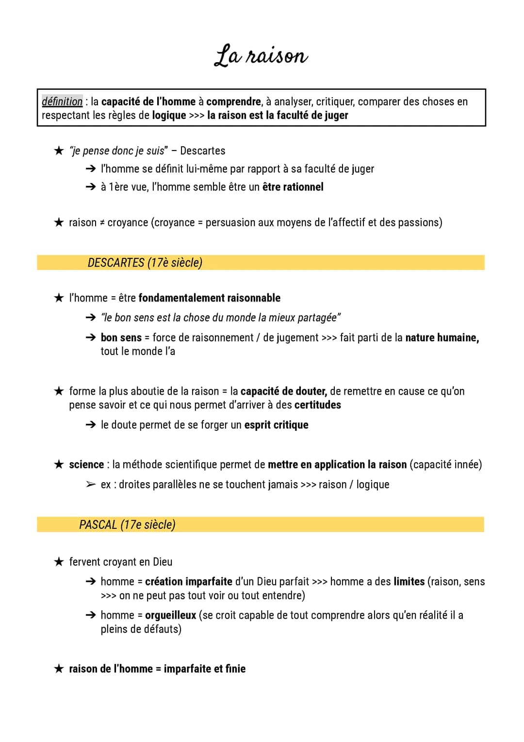 La raison (philosophie)