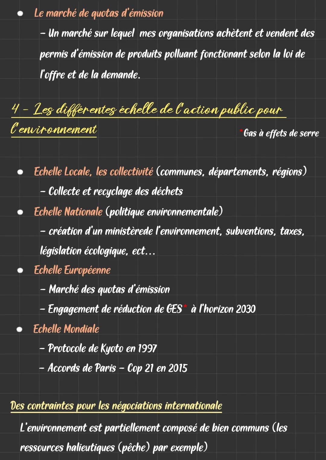 SES
Regard Croisé- Chapitre /
QUELLES ACTIONS PUBLIQUE POUR L'ENVIRONNEMENT
Plan:
1- Des acteurs nombreux et leurs relations
2 - La construc