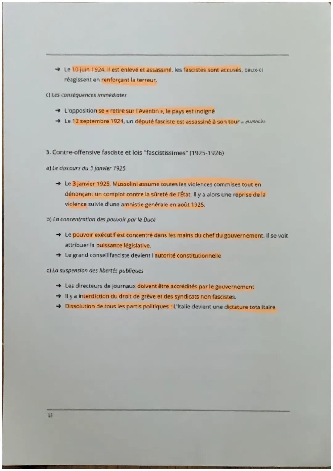 # L'installation du fascisme en Italie

I. LA CRISE ITALIENNE

1. La crise morale

a) La victoire mutilée

→ Les Italiens ont l'impression d