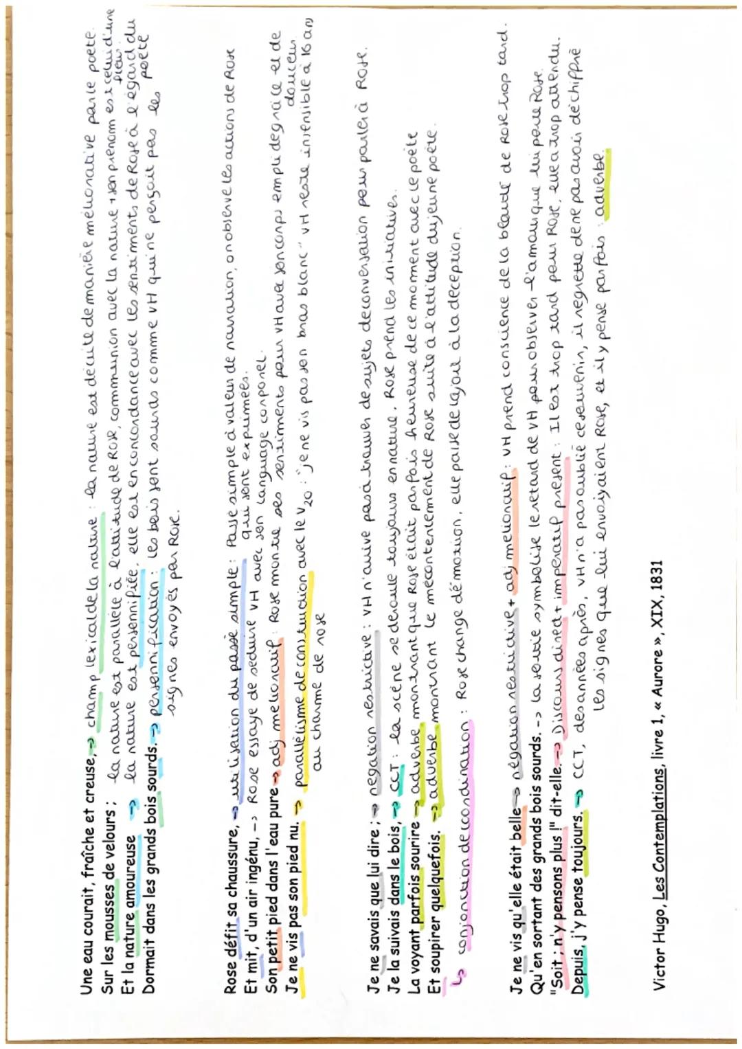 Analyse lineane n°9-

Vieille chanson du jeune temps

→utilisation du passe: VH nous restitue un souvenin

Je ne songeais pas à Rose:
Rose a