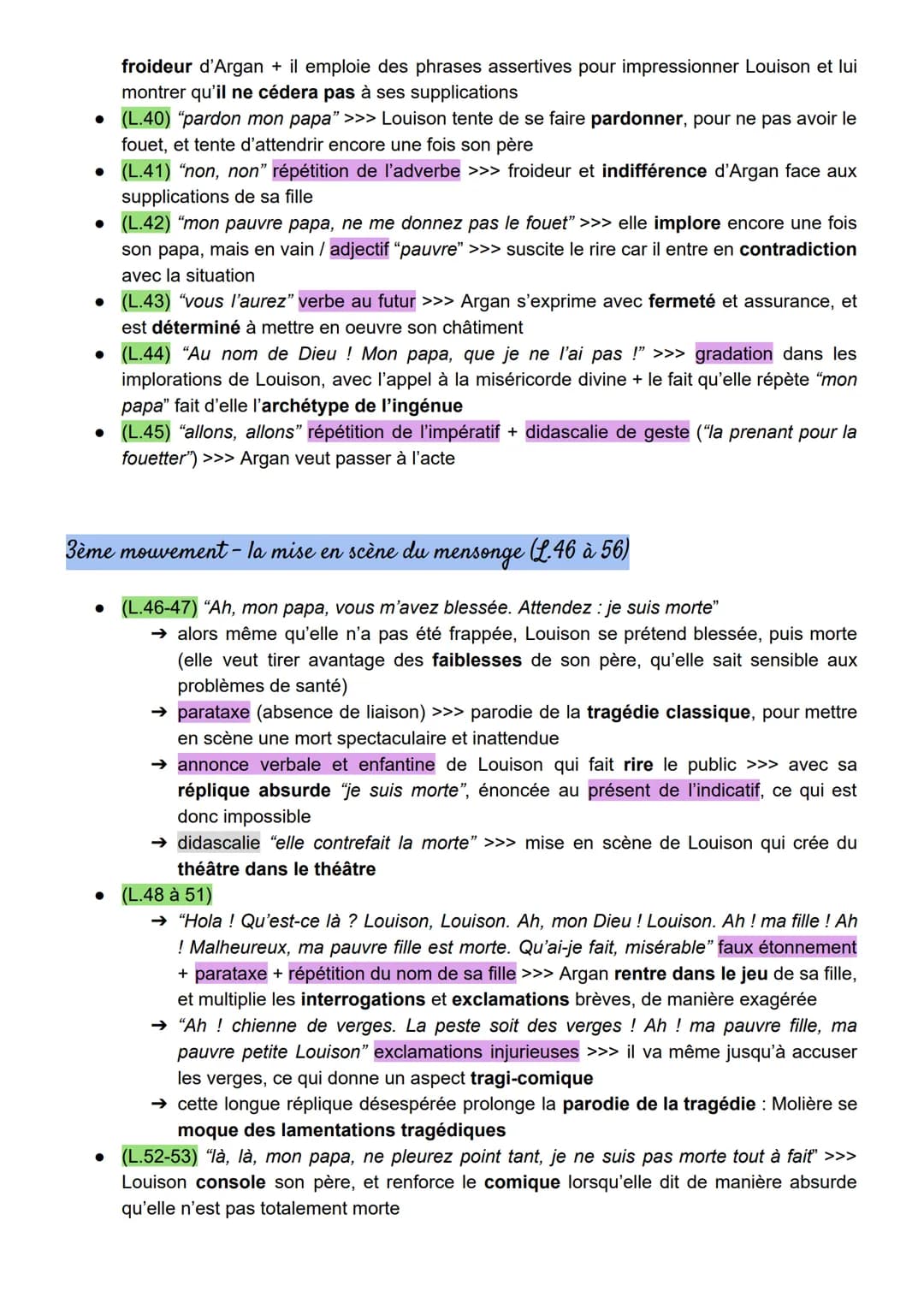 Parcours associé: Spectacle et comédie (texte 4)
Introduction
Scène 8. Acte 2. Le malade imaginaire
Le Malade imaginaire est une comédie-bal