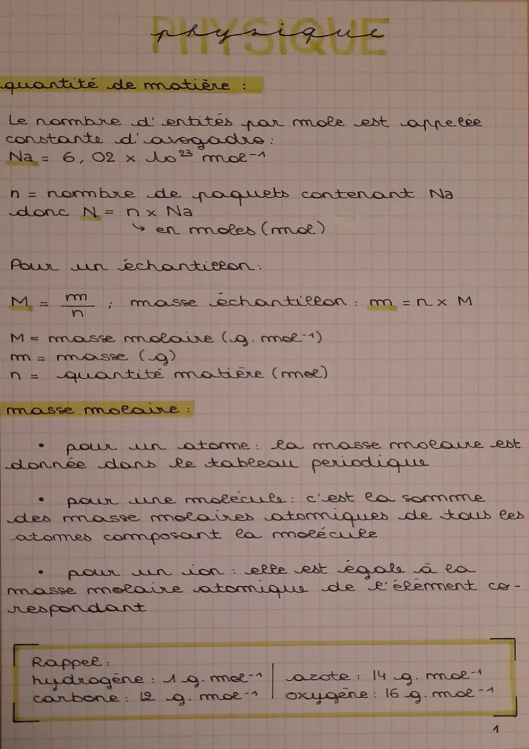 Découvre toutes les formules de physique et chimie avec des fiches de révision et PDF sympas!