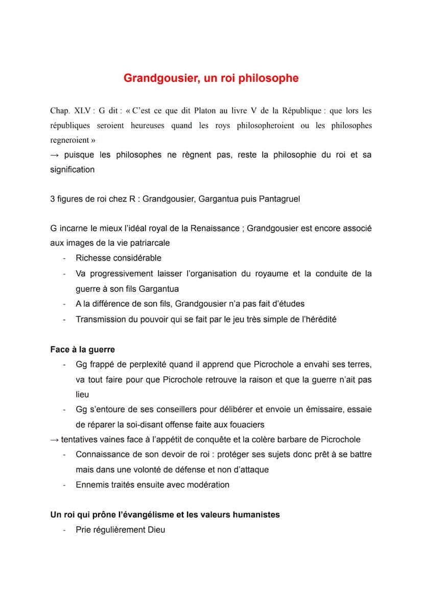 
<p>Frère Jean apparaît tardivement mais occupe ensuite le devant de la scène à plusieurs reprises dans "Gargantua":</p>
<ol>
<li>Il fait sa