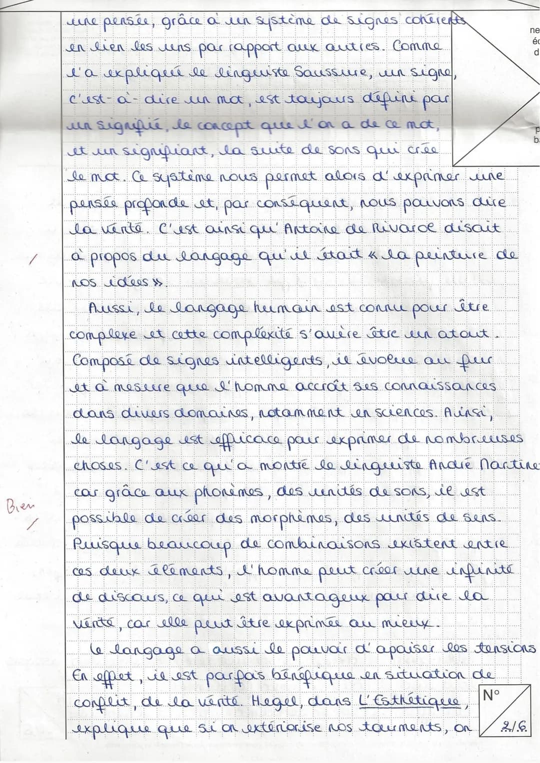 NE RIEN ÉCRIRE
Examen ou concours :
Spécialité/option : Philosophie
Repère de l'épreuve :
Épreuve/sous-épreuve :
(Préciser, s'il y a lieu, l