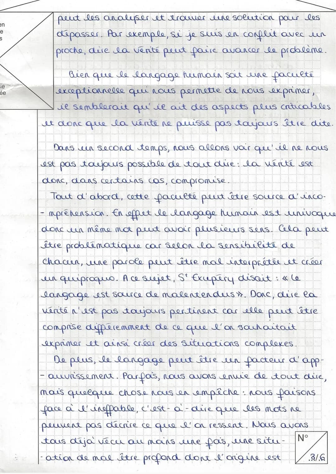 NE RIEN ÉCRIRE
Examen ou concours :
Spécialité/option : Philosophie
Repère de l'épreuve :
Épreuve/sous-épreuve :
(Préciser, s'il y a lieu, l