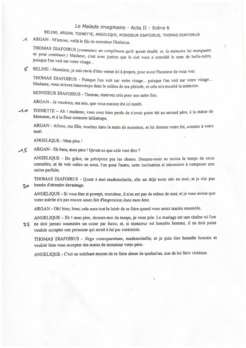 Le Malade imaginaire - Acte II Scène 6
Molière
Introduction
• Au 17 -ème siècle Molière est un célèbre comédien et dramaturge
français. Ses 