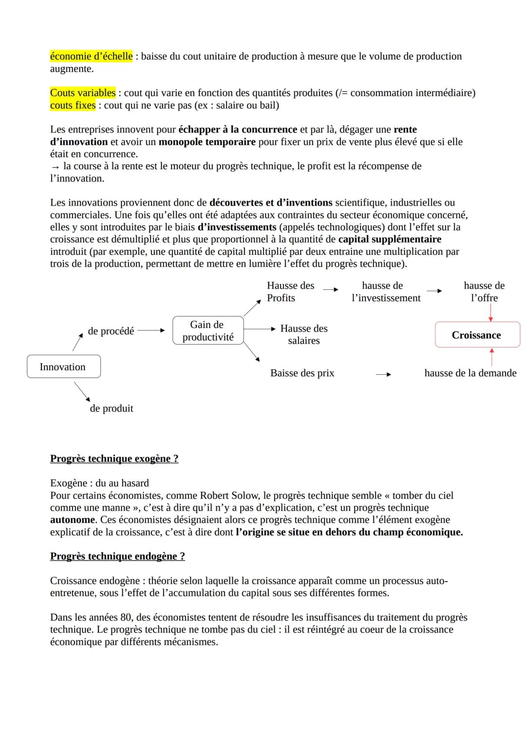 SES – quelles sont les sources et les défis de la croissance économique ?
Iº la croissance économique, de quoi parle t on ?
Croissance écono