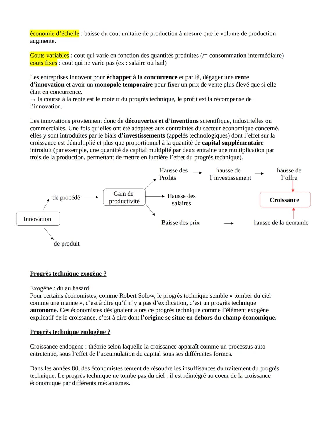 SES – quelles sont les sources et les défis de la croissance économique ?
Iº la croissance économique, de quoi parle t on ?
Croissance écono