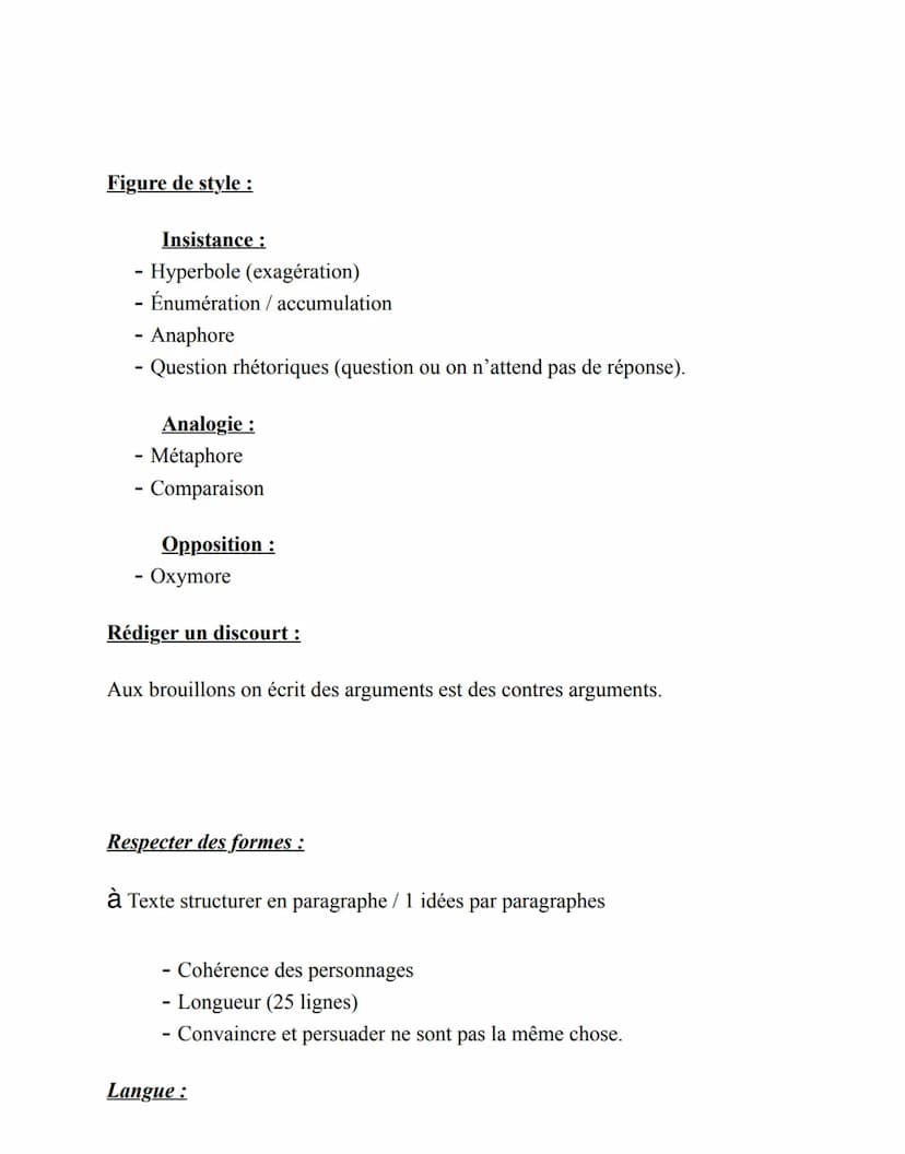 à Dictionnaire autorisé.
II. Rédaction (11 pts):
I. Compréhension (9 pts):
Analyse + compréhension du cours
On ne commente pas un texte sans