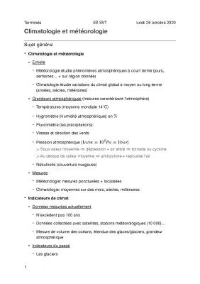 Know Climatologie et meteorologie thumbnail