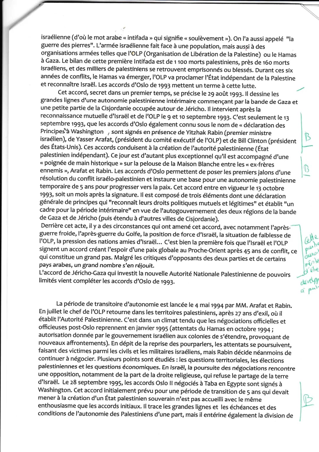 JALON 5: Dissertation
Mayer Celine Tou
Le Proche-Orient est secoué par des guerres à répétitions opposant l'État d'Israël à ses
voisins arab